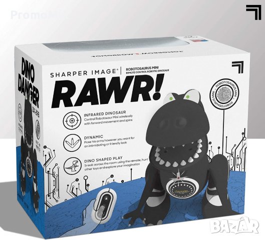 Интерактивна играчка Динозавър Sharper Image DX-2RB 1007122 RC STEM Играчка робот T-Rex, снимка 10 - Електрически играчки - 39940904