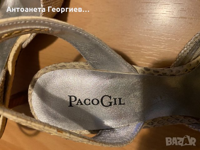 Дамски обувки Paco Gil - номер 36 купени за 159€, снимка 3 - Дамски елегантни обувки - 34644302