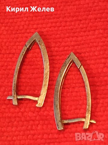 ЕЛЕГАНТНИ СРЕБЪРНИ ОБЕЦИ СРЕБРО 925 ВИНТИДЖ МОДЕЛ с АНГЛИЙСКО ЗАКОПЧАВАНЕ 38592, снимка 2 - Обеци - 41637930