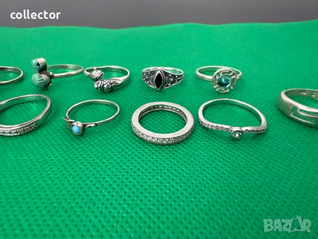 Сребърни пръстени от 20 до 25лв. №7442, снимка 4 - Антикварни и старинни предмети - 51943002