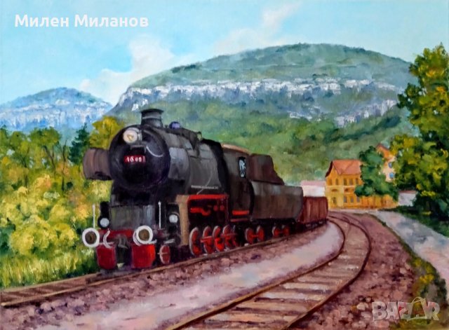 Картина рисувана с маслени бои 