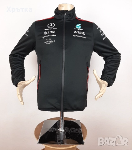 Mercedes AMG F1 Team Softshell - Оригинално мъжко яке р-р S, снимка 7 - Якета - 52935629