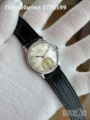 Omega small second cal. 30T2 винтидж часовник, снимка 4 - Мъжки - 53592610