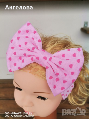Лента за глава с голяма панделка 