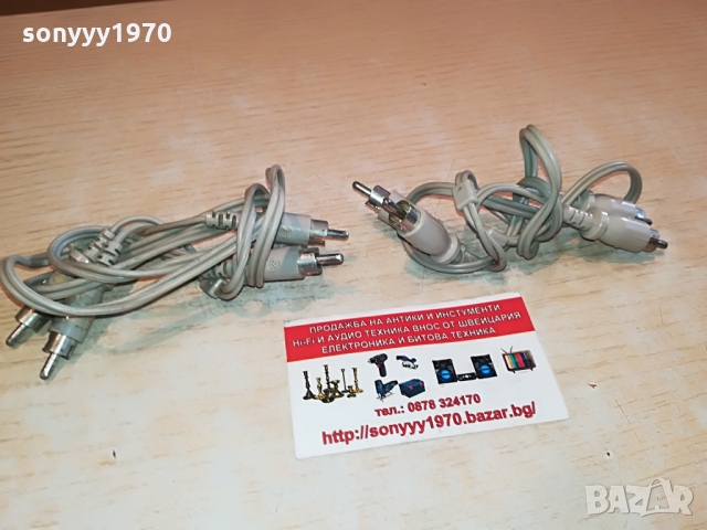 ЧИНЧОВЕ 2БР КАБЕЛИ-СИВИ ВНОС SWISS 1103221150, снимка 2 - Други - 36067101