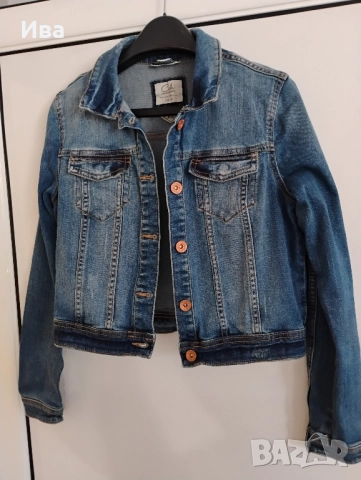 дамско дънково яке, снимка 2 - Якета - 51950032