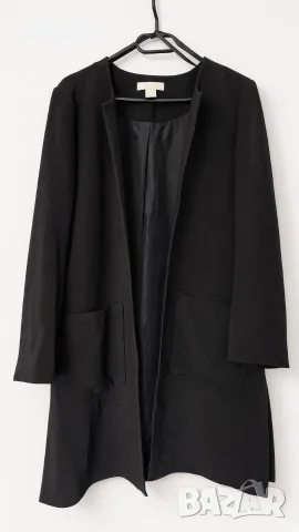 Елегантно дълго сако H&M / жилетка, размер 44 (XL) – Като ново!