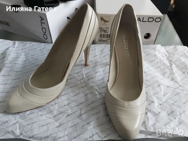 Aldo нови токчета 39 номер естествена кожа