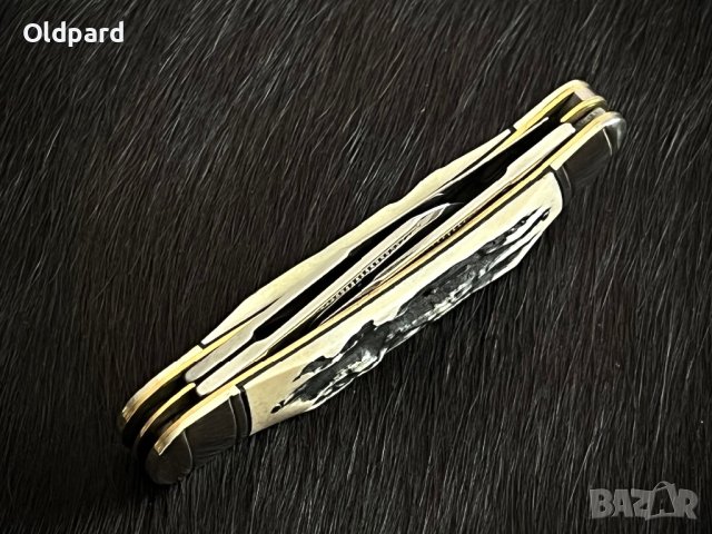 Black Stag aStockman. Компактен сгъваем ловен нож с три полирани остриета.(MR479), снимка 3 - Ножове - 40563070