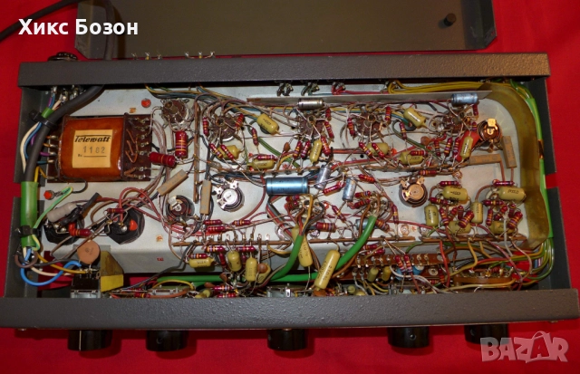 Ненамираем K&H Telewatt VS56 лампов усилвател   1963г.като нов, снимка 6 - Ресийвъри, усилватели, смесителни пултове - 52120007