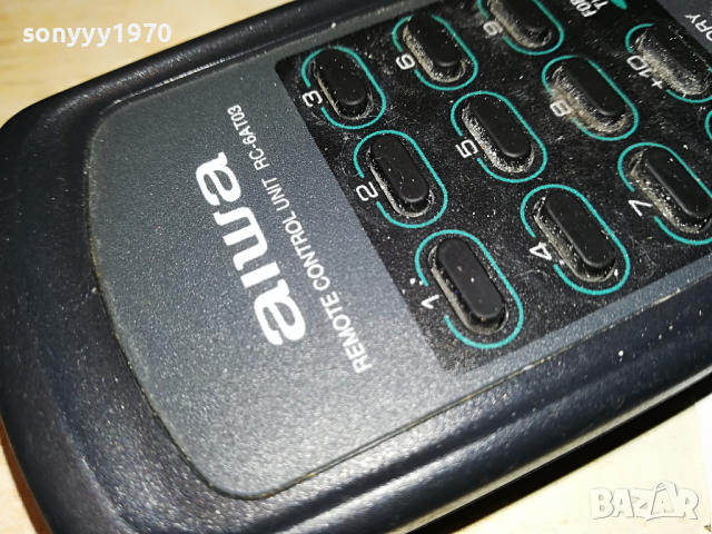 AIWA RC-6AT03 AUDIO REMOTE-ВНОС SWISS 1004221739, снимка 2 - Други - 36409038