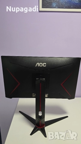 AOC 24G2U5/BK монитор , снимка 3 - Монитори - 52585008