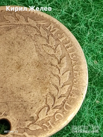 Сребърна монета 20 кройцера 1778г. Мария Терезия Австрия за КОЛЕКЦИЯ 52924, снимка 2 - Нумизматика и бонистика - 53093605