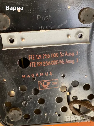 Стар телефон, снимка 4 - Антикварни и старинни предмети - 47433366