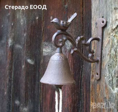 КАМБАНКА С ПТИЦА, снимка 4 - Декорация за дома - 47694413