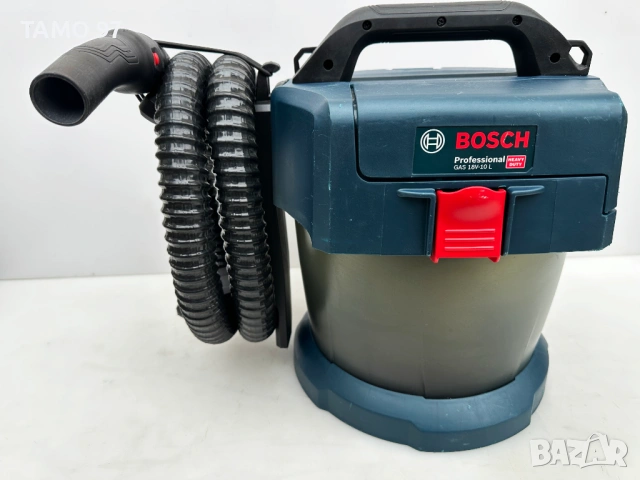 BOSCH GAS 18V-10L - Прахосмукачка на батерия за сухо и мокро почистване, снимка 3 - Други инструменти - 53369859