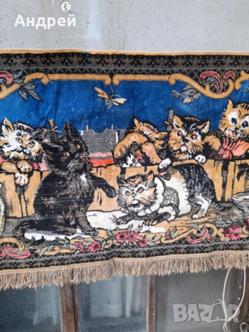 Старинен ковьор,покривка за стена #279, снимка 4 - Антикварни и старинни предмети - 53430954