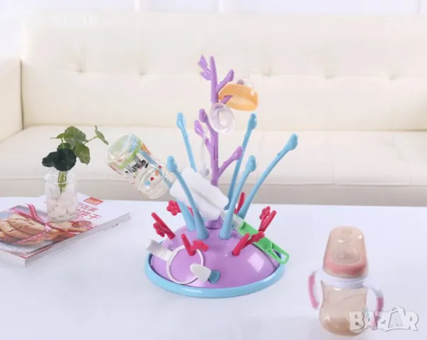 Сушилник за бутилки и аксесоари, снимка 4 - Прибори, съдове, шишета и биберони - 48474712