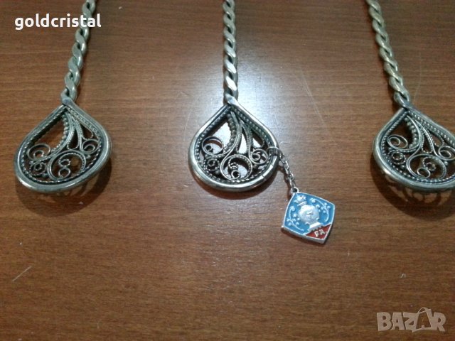 руски прибори за сервиране филигран , снимка 7 - Антикварни и старинни предмети - 42475254