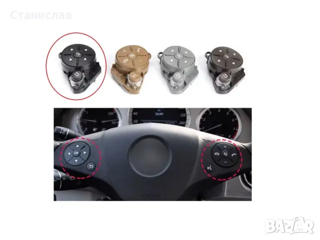 Mercedes E-Class W212 Pre-Face Капачета за волан с основа , снимка 5 - Части - 50218173