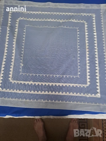 продавам карета от панама ръчно бродирани  раз 70/70, снимка 3 - Други стоки за дома - 37484351