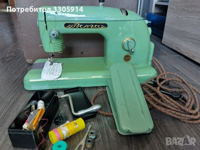 Продавам шевна машина ВОЛГА,модел ЗК, 