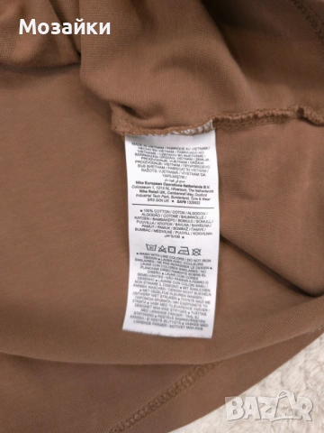 Мъжка кафява тениска с дълъг ръкав Jordan Flight с лого - размер M, снимка 7 - Тениски - 53595604