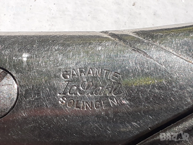 Стара голяма немска ножица Solingen, снимка 4 - Антикварни и старинни предмети - 53307074