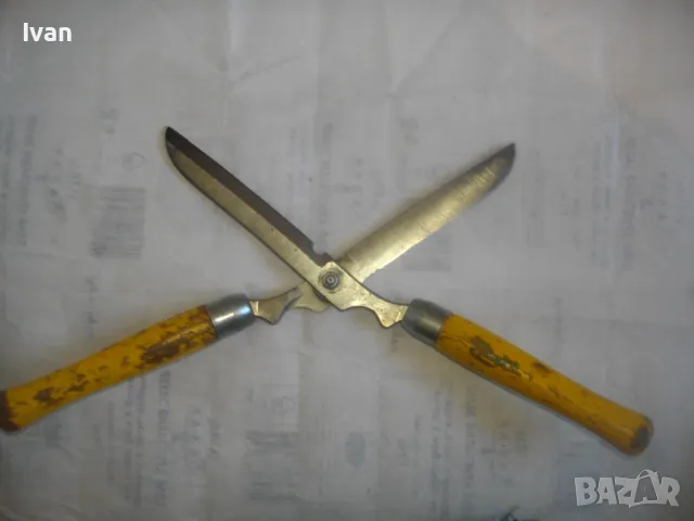 PEREL ФРЕНСКА ПРОФЕСИОНАЛНА 470мм РЪЧНА НОЖИЦА СТАРО КАЧЕСТВО РЯЗАНЕ ВСЯКАКВИ НЕМЕТАЛНИ ПОВЪРХНОСТИ, снимка 5 - Други инструменти - 48605114