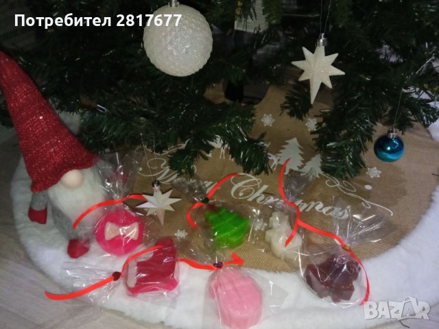 Коледни сапуни, снимка 1 - Декорация за дома - 38914540