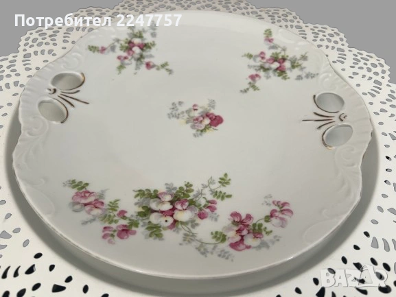 Плато порцелан Victoria 1918г., снимка 4 - Колекции - 52464298