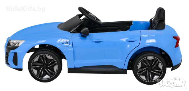 Audi RS E-Tron GT 12V – Детска акумулаторна кола, Синя, EVA гуми, снимка 7 - Детски велосипеди, триколки и коли - 50420834