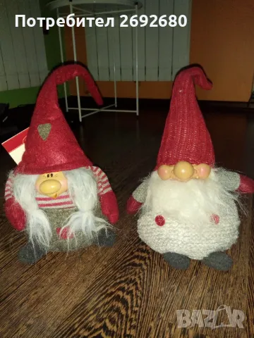 Нови с етикет коледни гноми 32см.(цената е на бр.), снимка 5 - Декорация за дома - 48115305