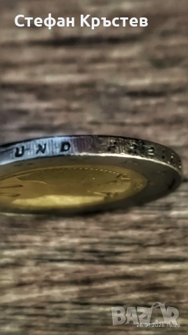 Рядка монета 2 евро Германия 2002 г., монетен двор J (Хамбург)., снимка 4 - Други - 53234773