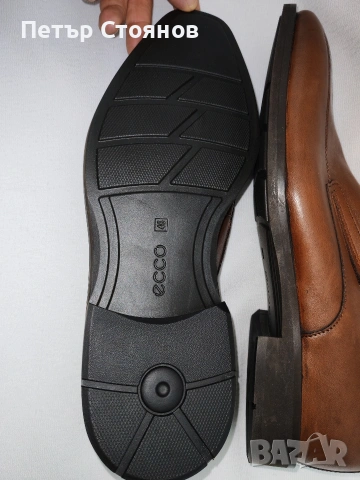 Предлагам стилни мъжки официални обувки от естествена кожа ECCO №46, снимка 9 - Официални обувки - 53247494