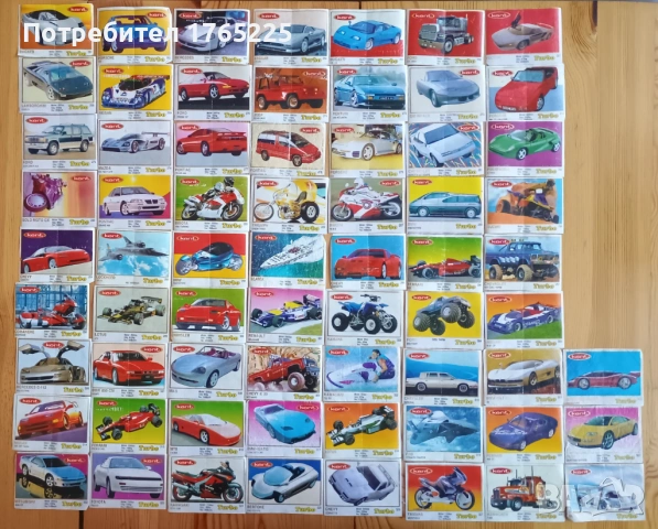 Картинки от дъвки Турбо , снимка 2 - Колекции - 52727426