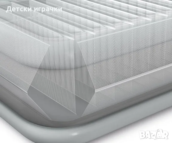 Матрак надуваем с вградена помпа Intex, 152х203х56см, Comfort-Plush High Rise , снимка 10 - Надуваеми легла - 50075960