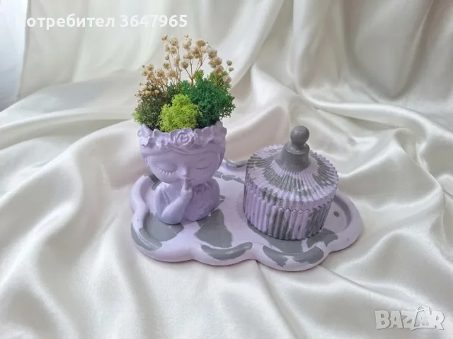 Комплект със скандинавски мъх 🌿, снимка 3 - Декорация за дома - 56047812