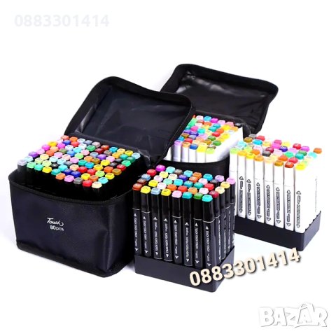 Комплект Двустранни цветни маркери , снимка 8 - Рисуване и оцветяване - 39606791