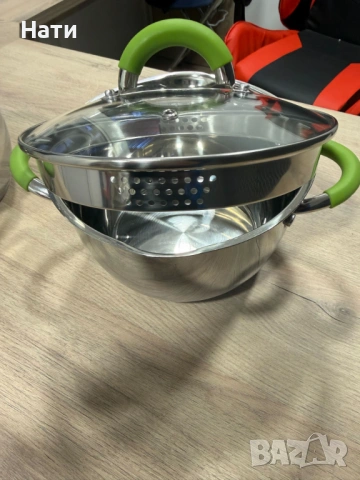 Комплект тенджери Swissgold Alana 3 броя Швейцарско качество, снимка 9 - Съдове за готвене - 53629332