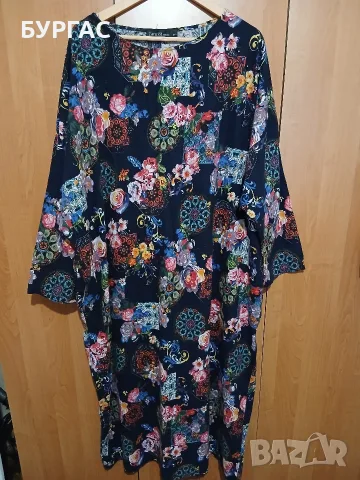 4xl ЦВЕТНА РОКЛЯ ЗА ПРОЛЕТ И ЕСЕН,запазена,