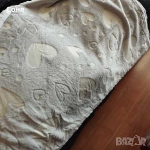 Мекичко одеяло на сърчица , снимка 3 - Олекотени завивки и одеяла - 51636670