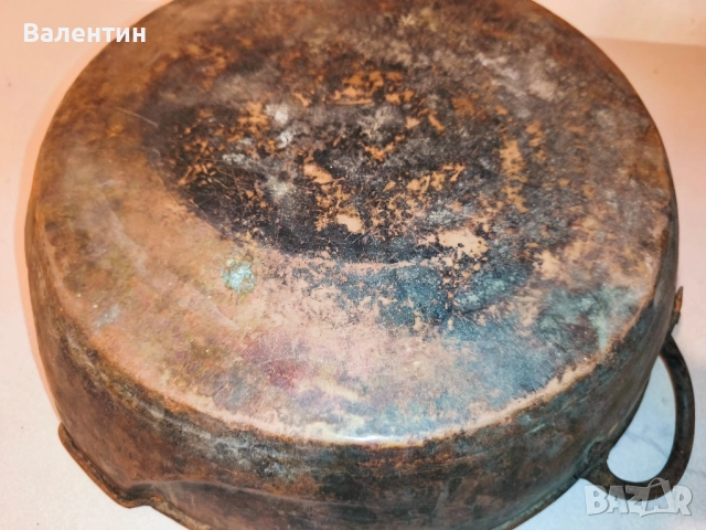 медна тава с железни дръжки 16, снимка 12 - Антикварни и старинни предмети - 52524773