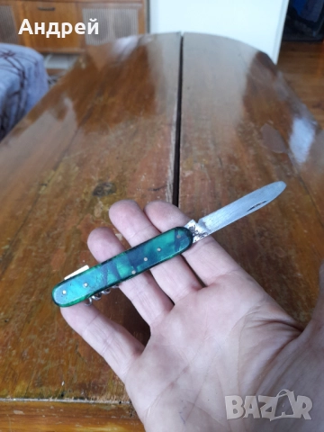 Стар джобен нож,ножче,ножка #138, снимка 4 - Други ценни предмети - 51850429