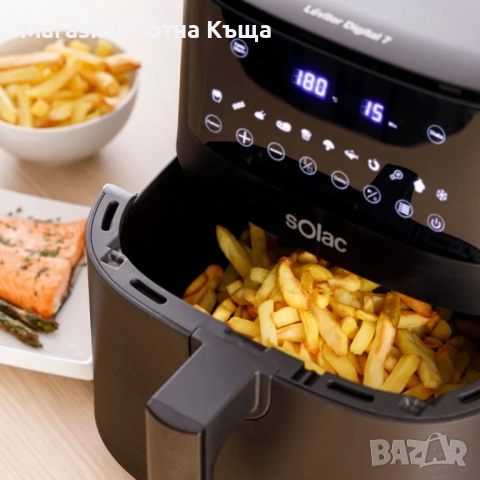 НОВ Еър Фрайер Solac Leviter Digital 7 с Гаранция