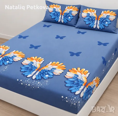 спални комплекти с ластик - 3 части , снимка 3 - Спално бельо - 56378355