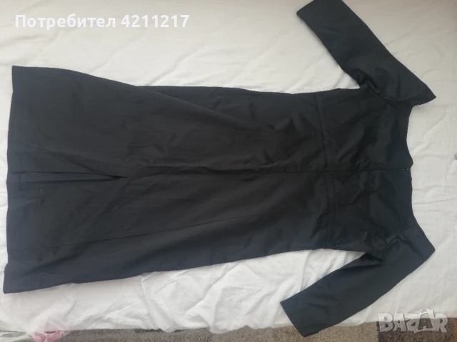 Дамска черна рокля, снимка 5 - Рокли - 50998261