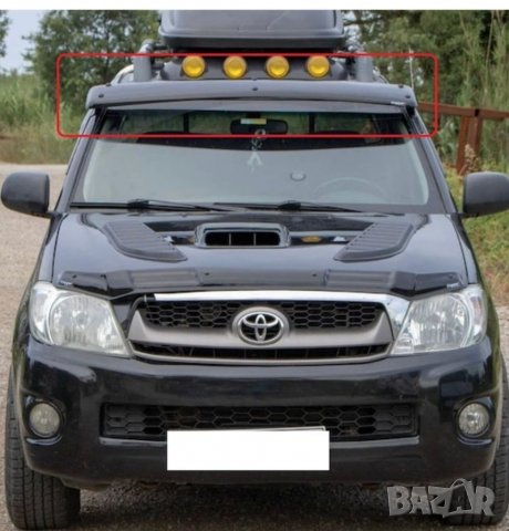 Сенник козирка предно стъкло джип бус пътна помощ hilux patfainder scudo fiorino tepee crafter boxer, снимка 4 - Аксесоари и консумативи - 39297323