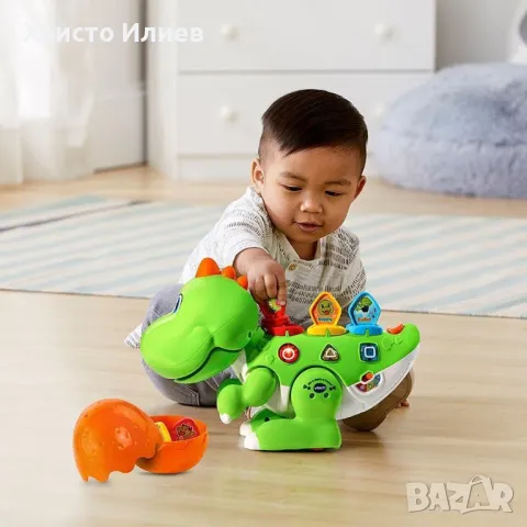 Интераткивен динозавър Дино учи и танцувай Vtech Learn & Dance Dino, снимка 4 - Образователни игри - 48389926