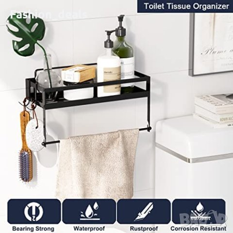 Нов Държач за ролка хартиени кърпи рафт съхранение кухня баня организатор, снимка 3 - Други стоки за дома - 40766702